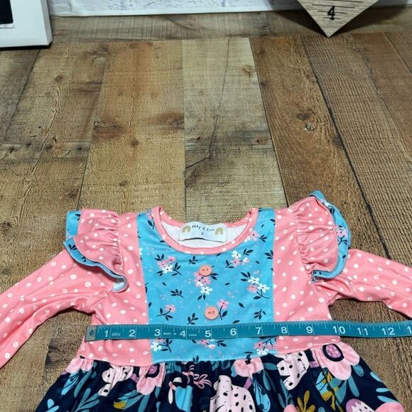 Abby & evie Pink Floral Dress boutique - Picture 11 of 13